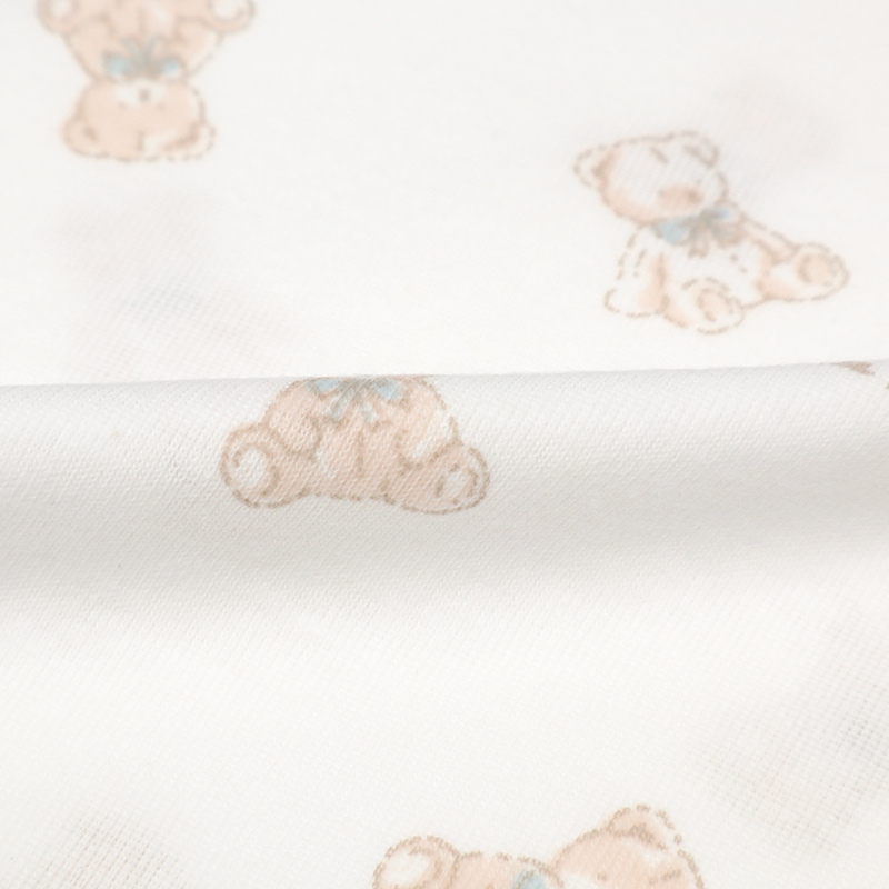 🇯🇵預訂 日本直送🇯🇵日本製小熊印花純棉短袖包屁衣兩件套