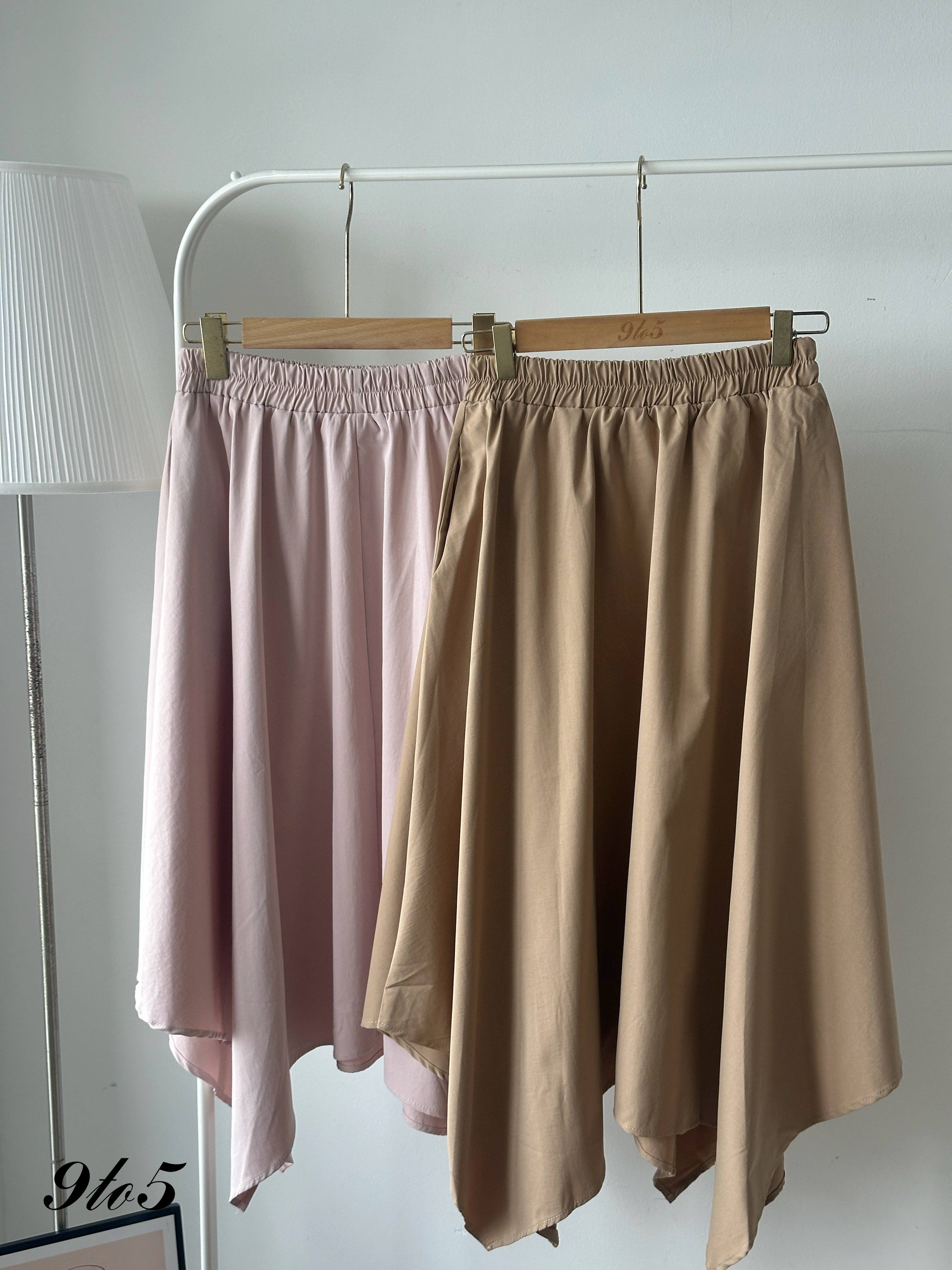S1880 Irregular A Line Skirt - 4 Colors 