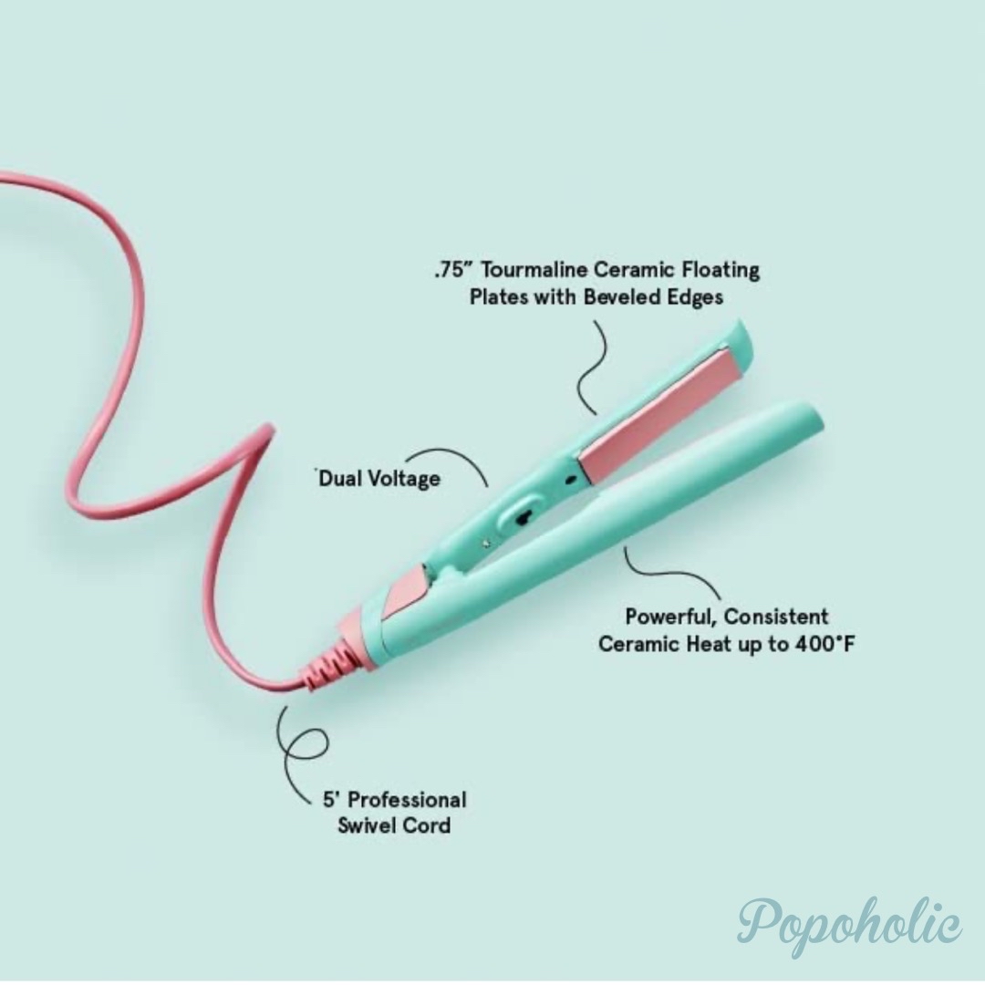 Drew Barrymore Flower Hair Tool Ceramic Travel Iron 陶瓷 迷你直髮夾 直髮器