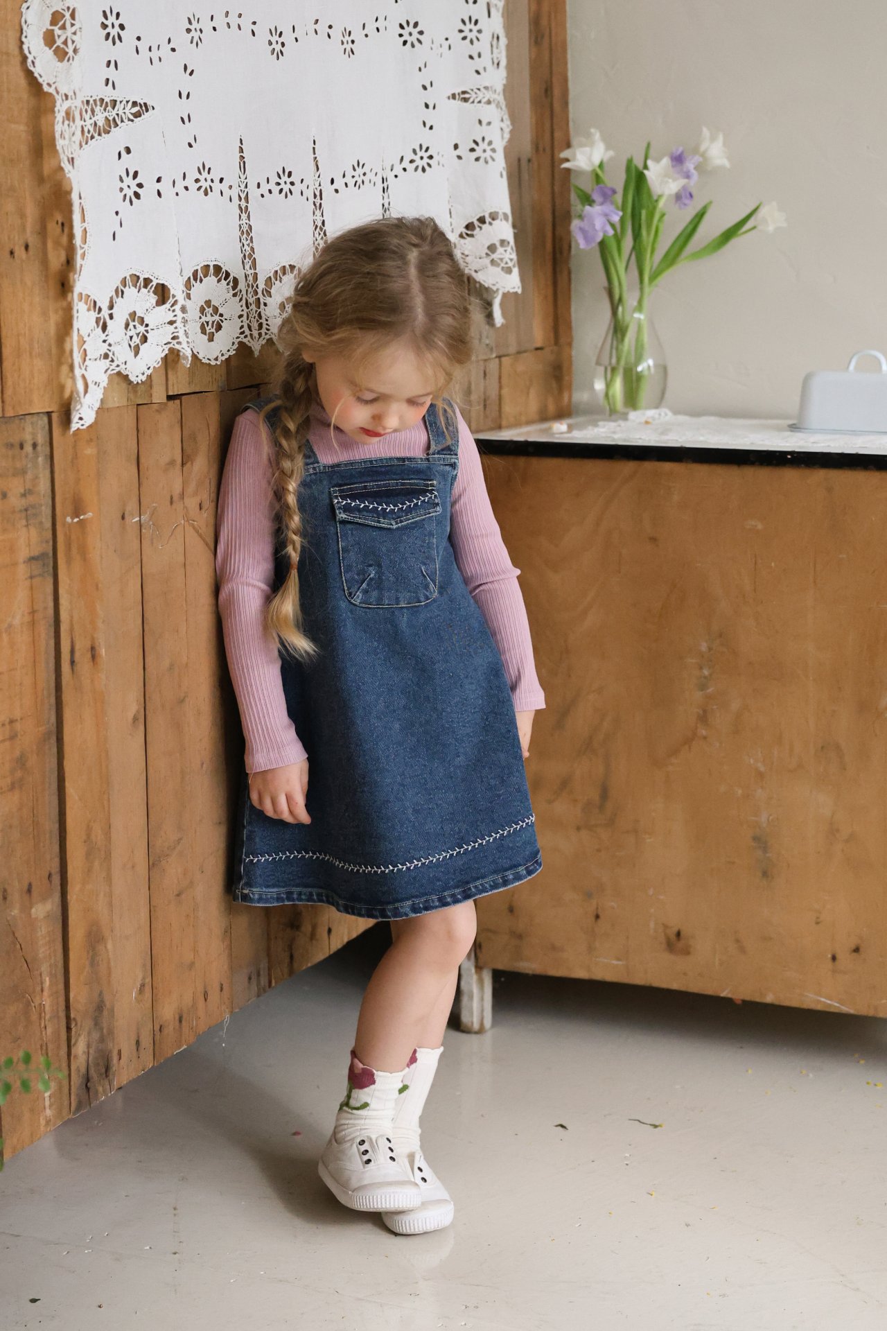 牛仔連身裙 (內搭需另配)