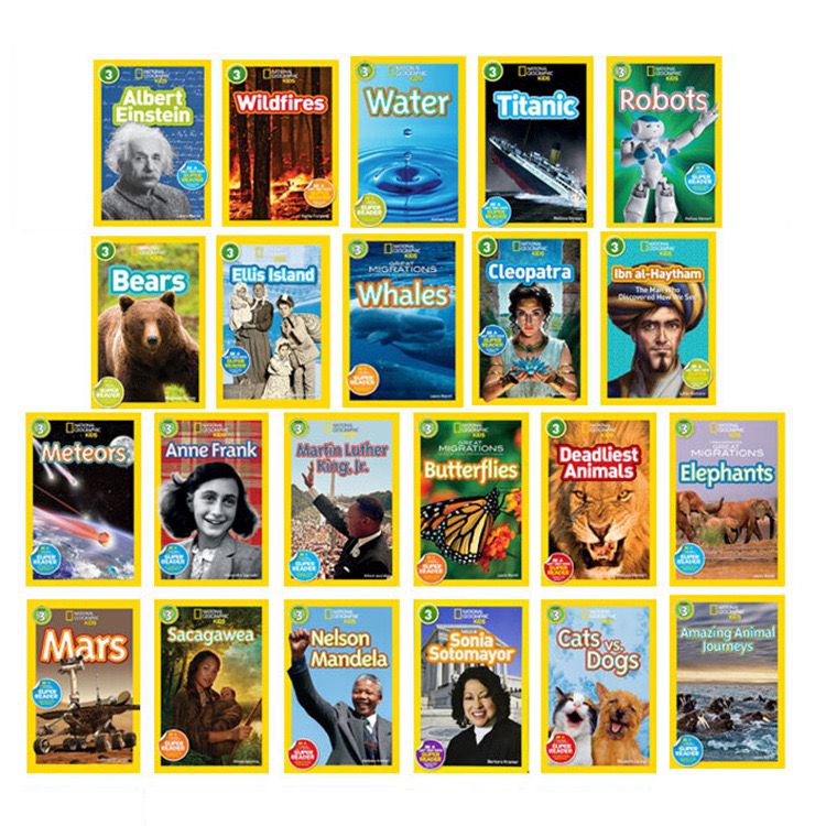 National Geographic Kids Level 3 國家地理分級讀物 第三季 L3 兒童百科書｜22 books｜點讀版