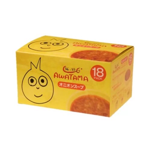 日本直送 本週Costco特價  日本Costco直送 日本Awatama 洋蔥湯 1億乳酸菌添加 凍乾工藝 沖泡即食湯 超值家庭裝大禮盒 (1盒18包) 