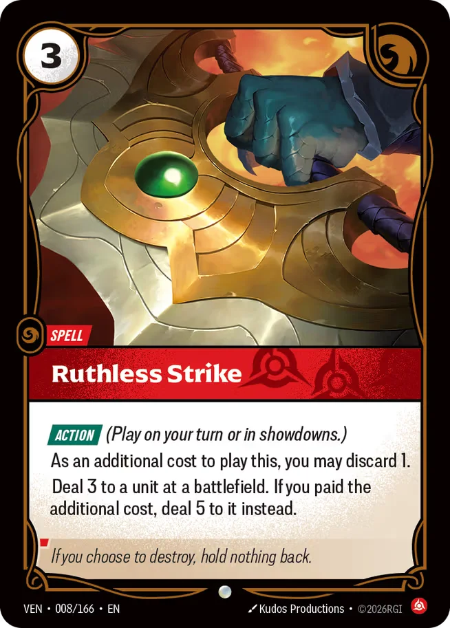 Vendetta - Commen- Fury Rune (Set 4)