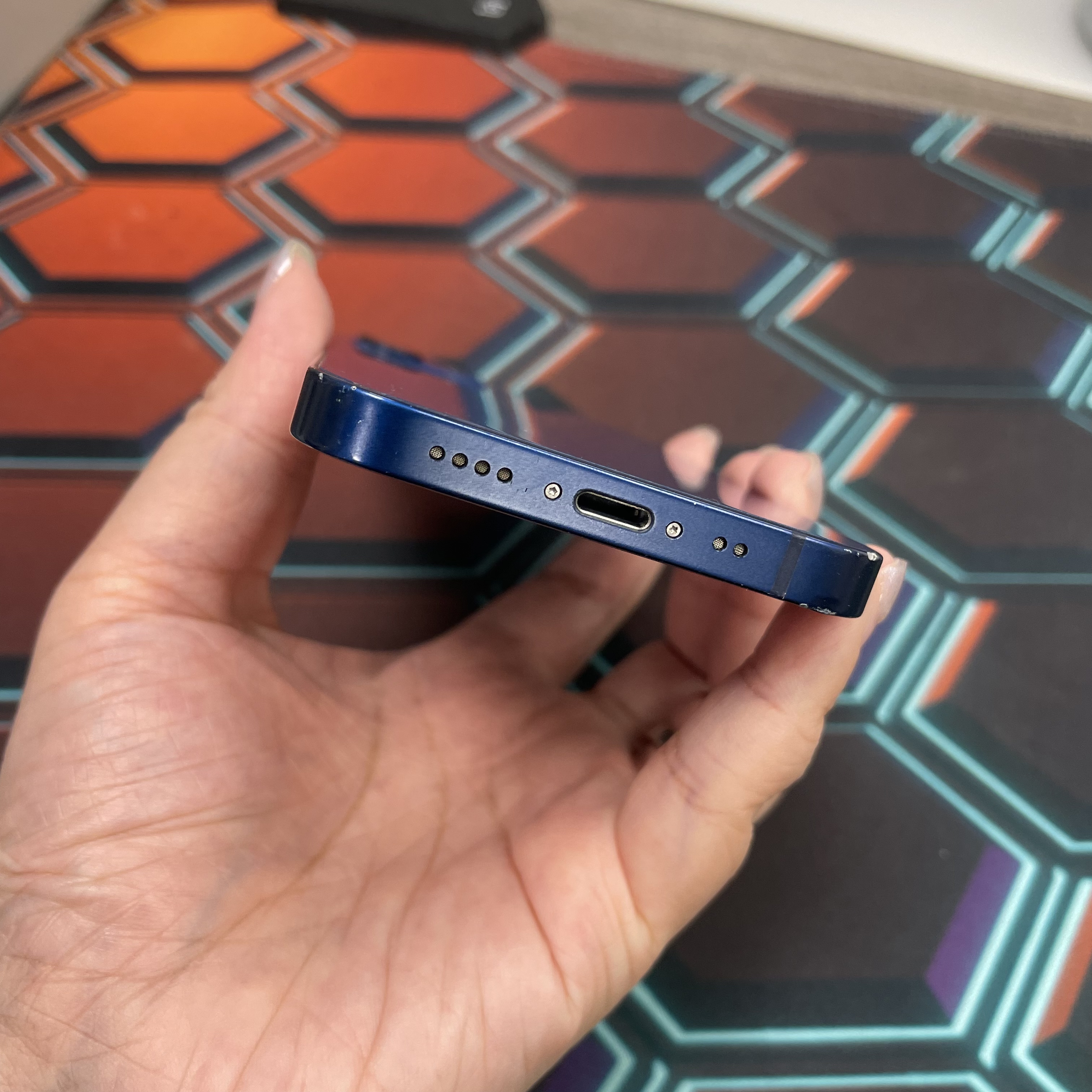 *7348 12 mini 超靚機 64GB 電81 藍色 blue
