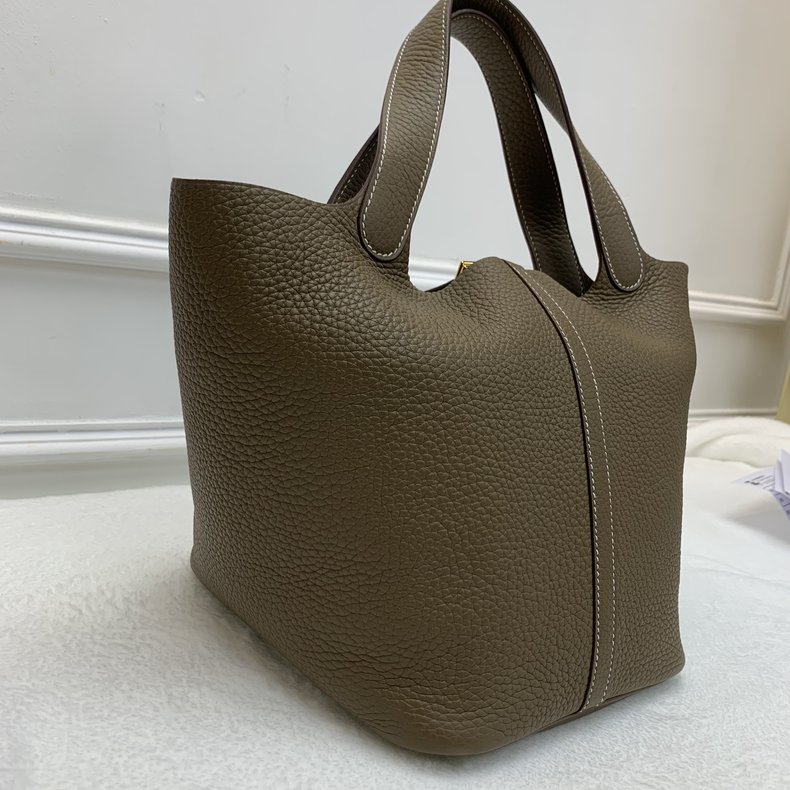 Full set經典熱賣🤎Hermes大象灰金扣P22