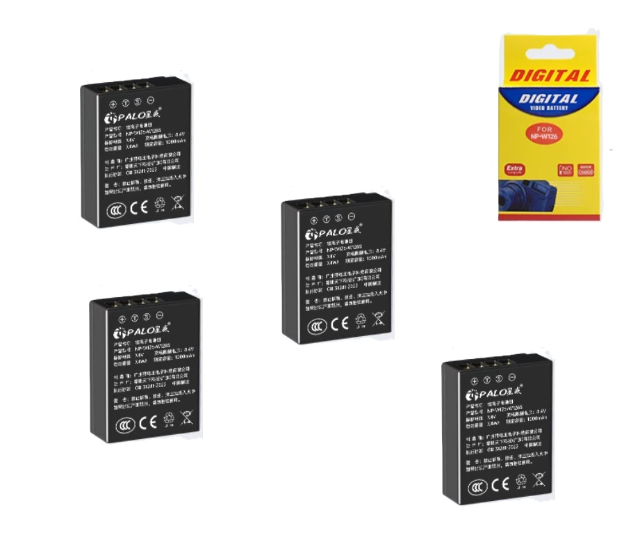 PALO NP-W126 / NP_W126S Lithium-Ion Battery Pack For FUJIFILM 代用全解碼鋰電池 (CCC Certification / 3C認證)