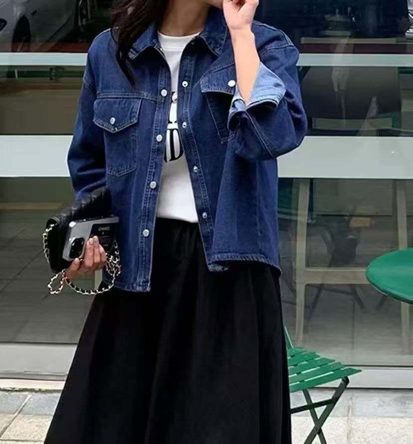 OB OY 短身牛外套（尖袋）