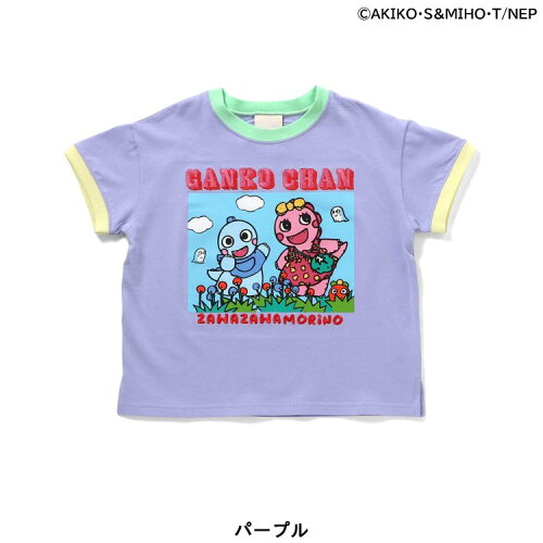 🆕【⭐訂購⭐】🇯🇵日本直送🌀#GankoChan 拼色綑邊袖 刺繡 短袖T恤［2款選］🌀 [ELDA-0266][260529]