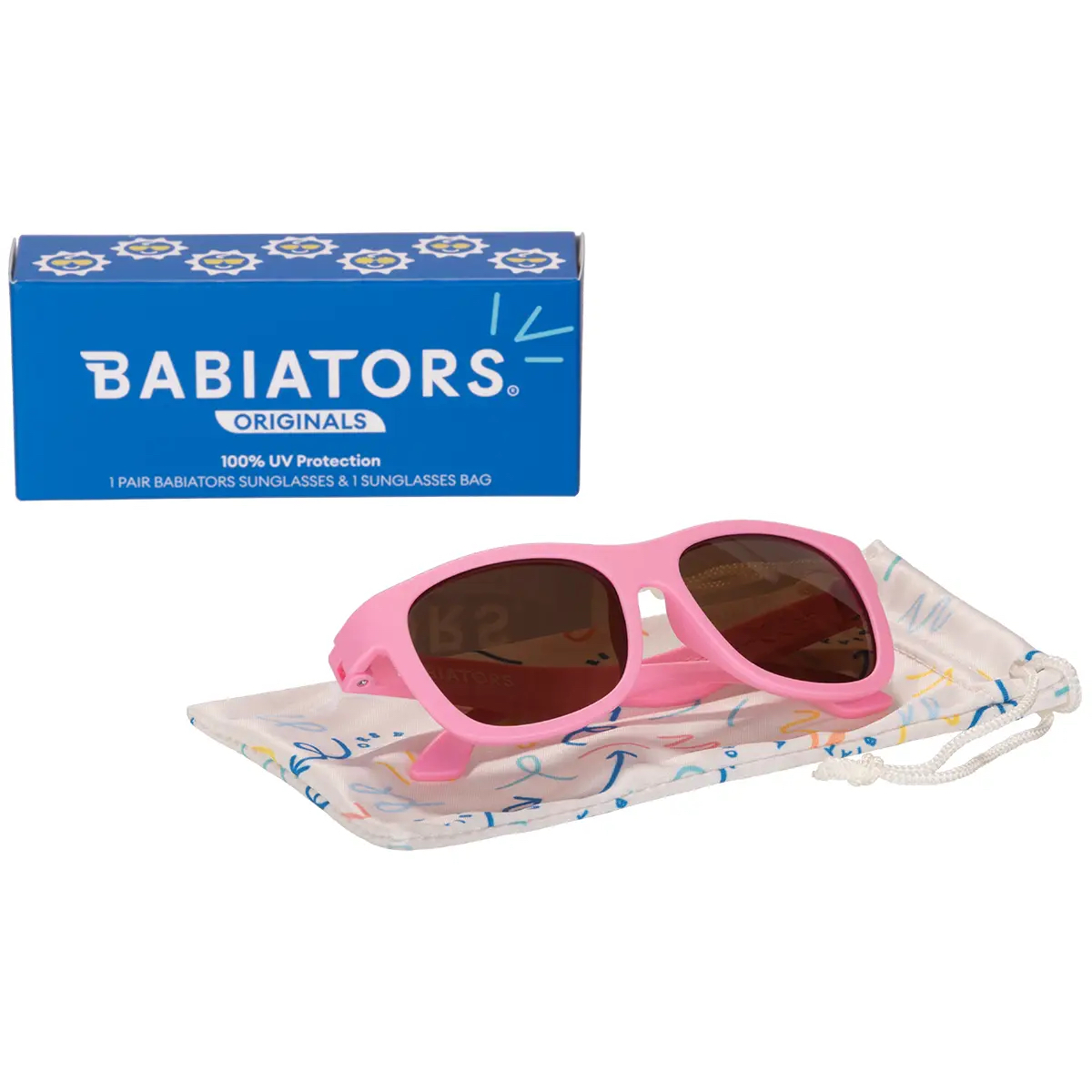 Candy Pink Navigator Sunglasses with Amber Lenses