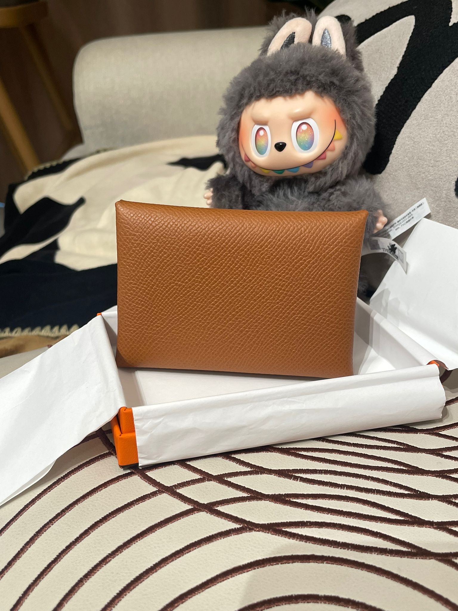 全新Hermes Calvi Duo Compact card holder Gold ,STAMP W, 100%Authentic ,100%new全新貨品✅收據✅box 