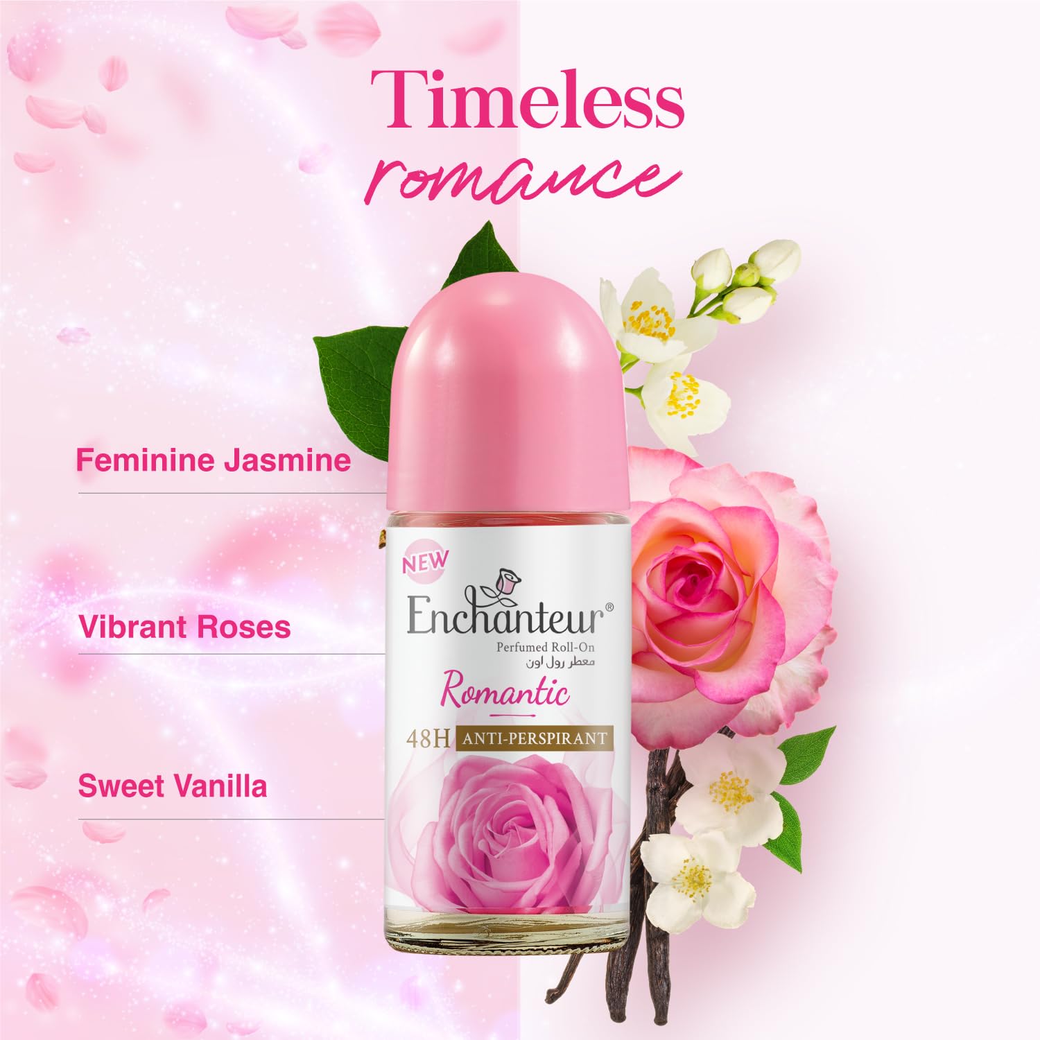 Romantic Enchanteur Deodoran Perfumed Roll On Wanita 50ml