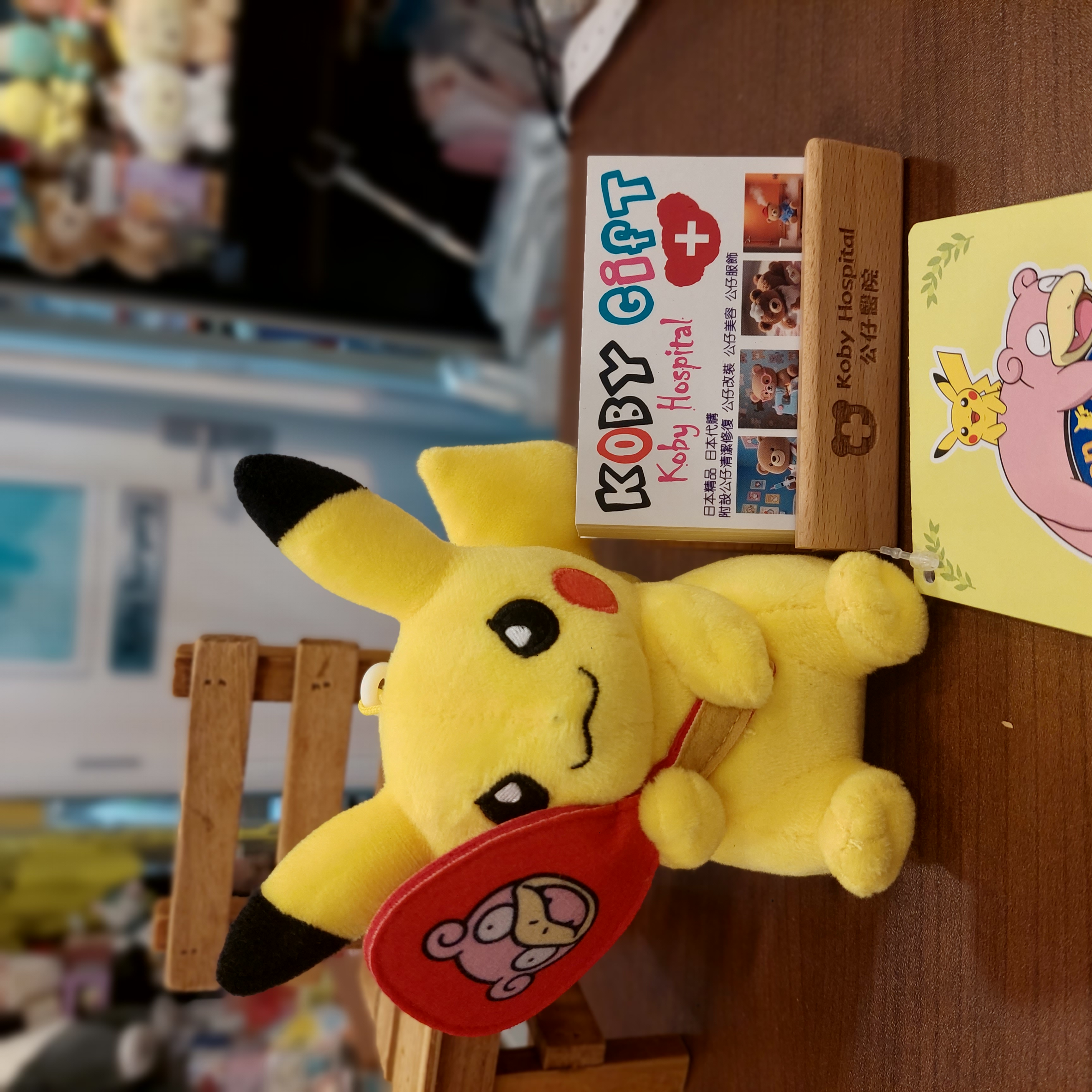 原裝日本 pokemon × Kagawa 比卡超 寶可夢 系列 比卡超公仔吊飾 掛件 