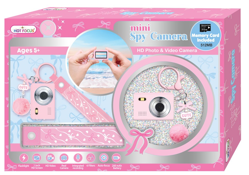 美國品牌 HOT FOCUS 文具系列 - Mini Spy Camera, Bowtiful