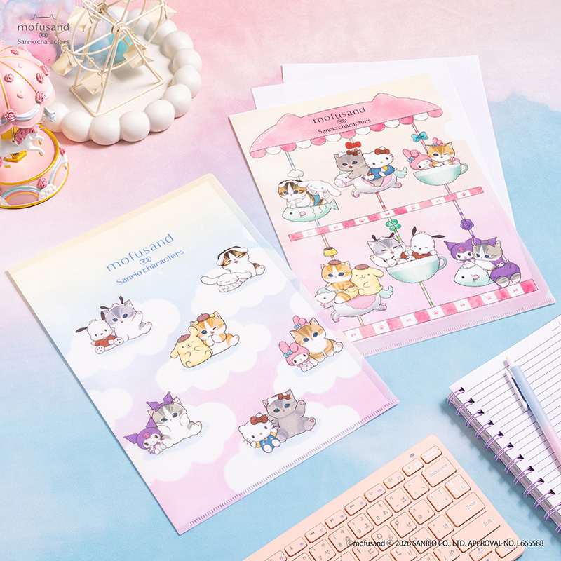 🎀【預訂】Sanrio x Mofusand File 