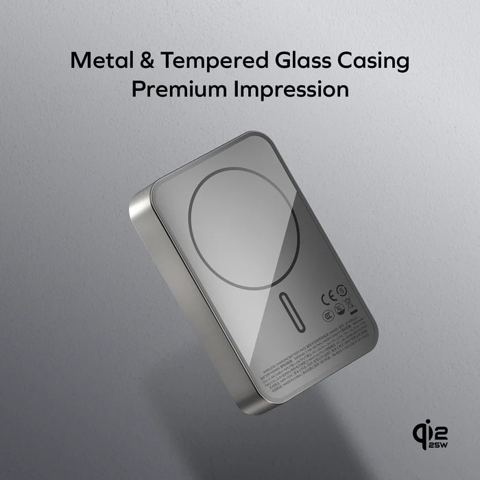 Momax 1-Power Q.Pass² 10000mAh Qi2 25W 磁吸流動電源 (CCC 認證)