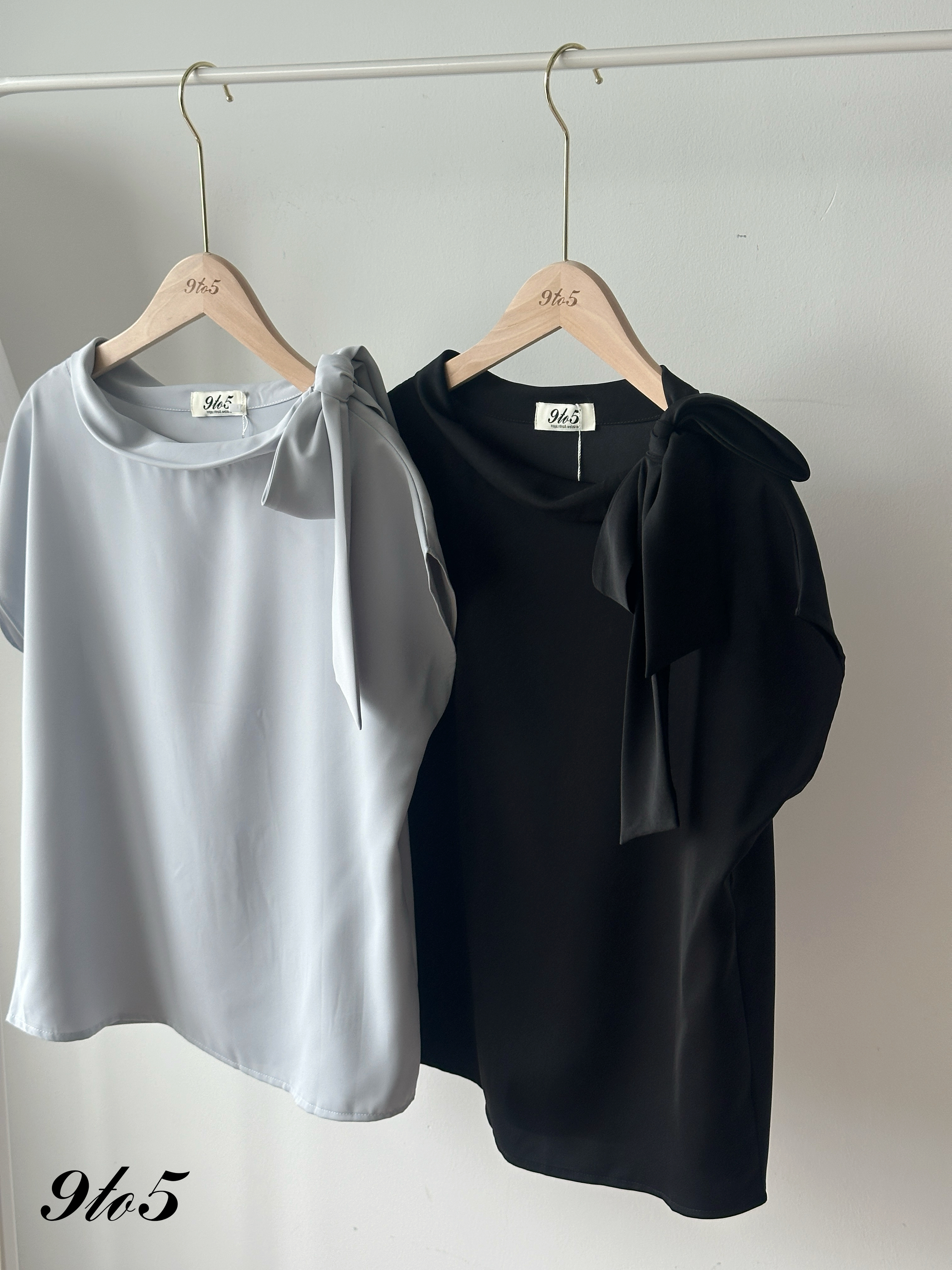 T4307 Side Bow-tie Top - 4 Colors 