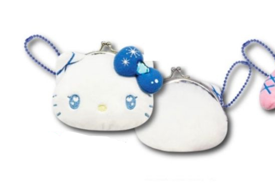 Sanrio 藍色冬季戀曲系列 大頭口金包 Hello Kitty 63204202