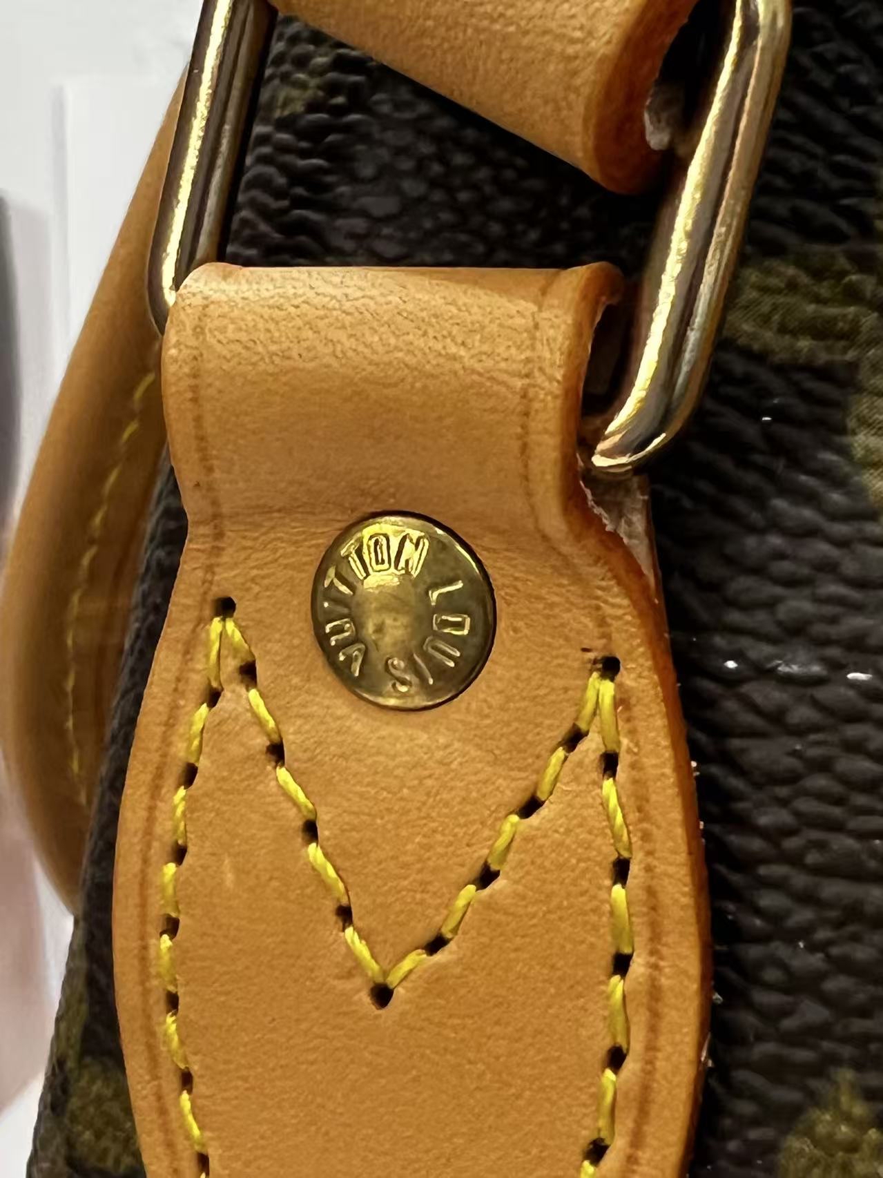 LV Monogram Satchel Messenger
