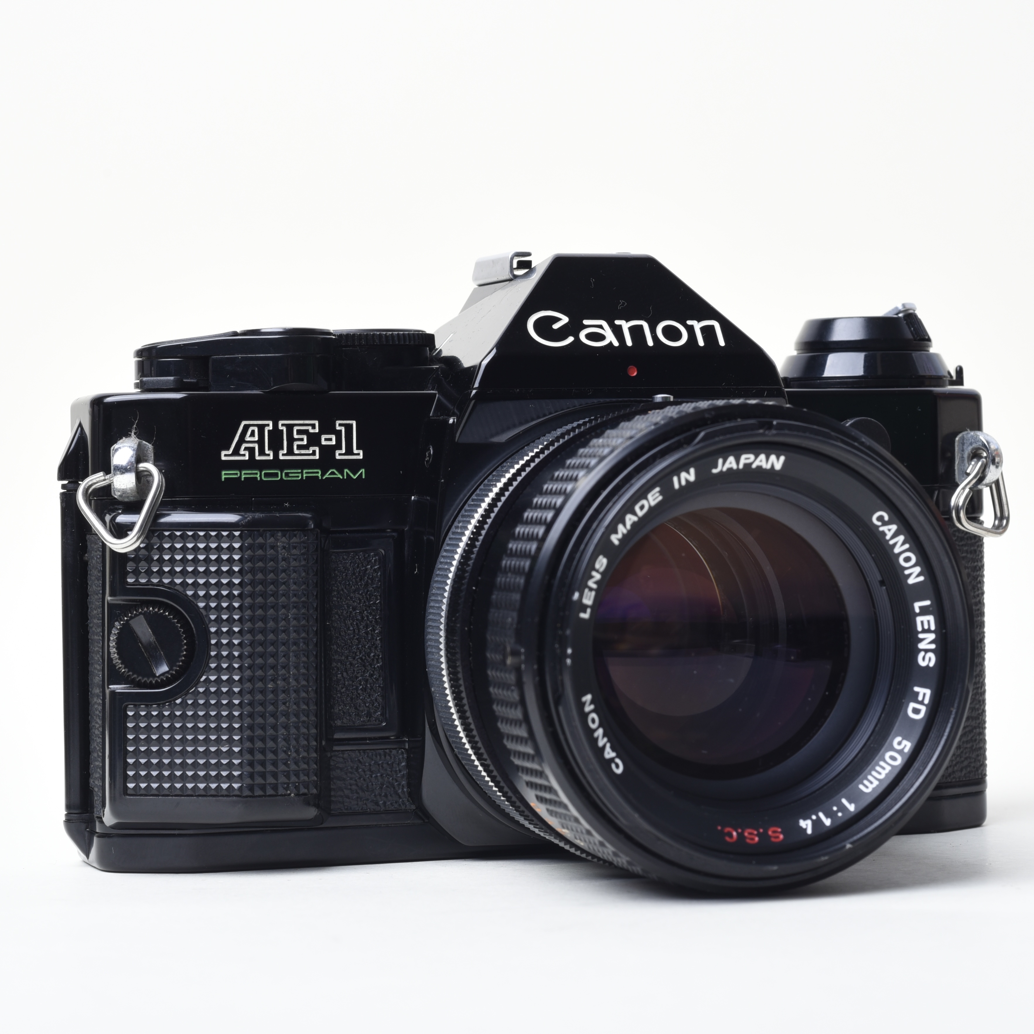 Canon AE-1 Program配置Canon FD 50mm f1.4菲林相機