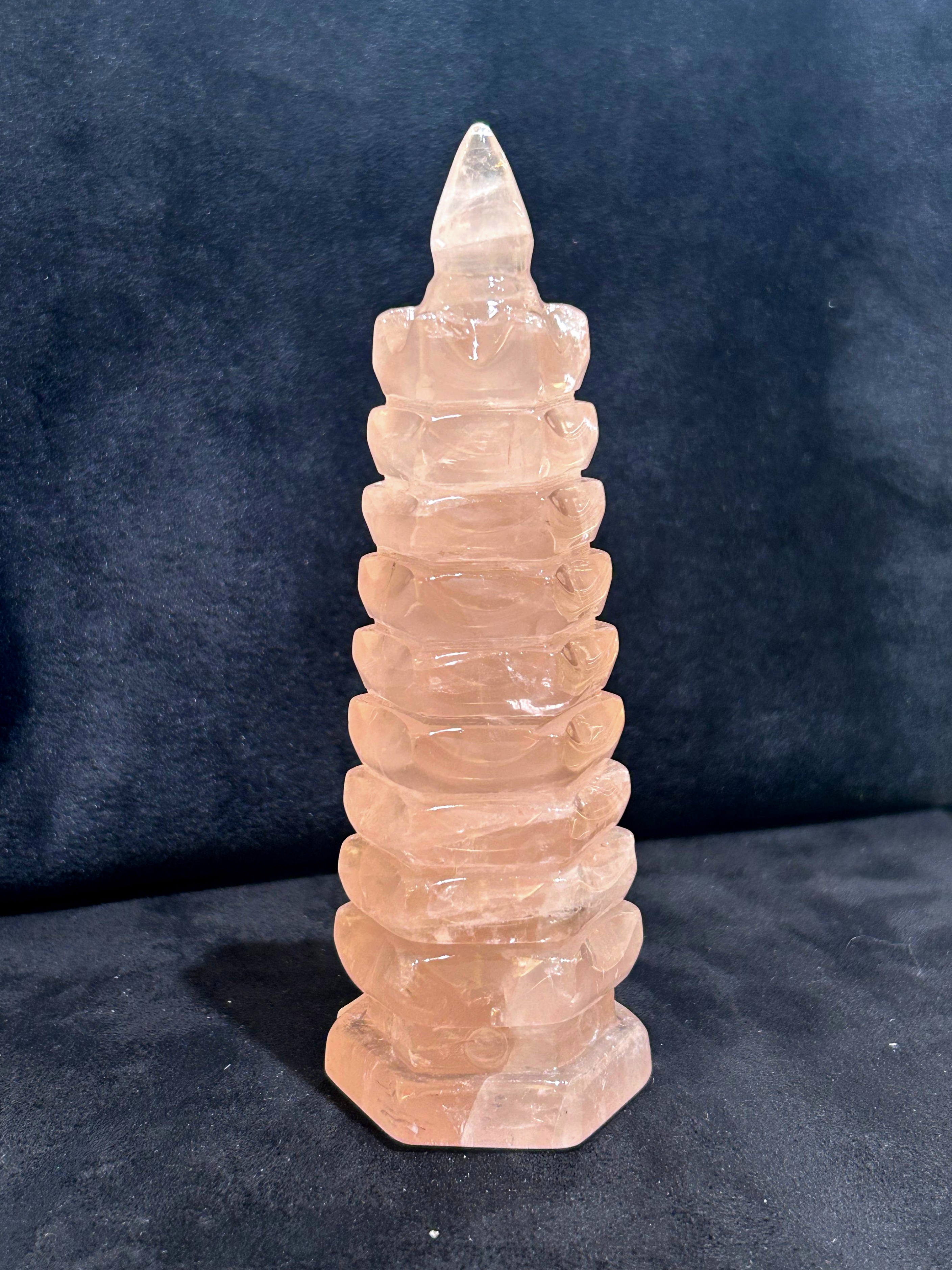 粉晶九層文昌塔