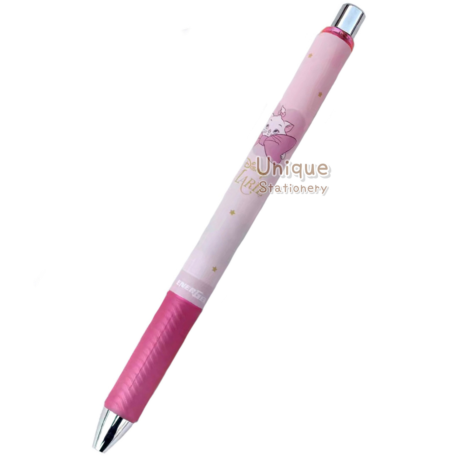 現貨｜Disney Marie 瑪麗貓 富貴貓 日本製 Pentel EnerGel 0.5mm 黑色 啫喱筆 (CR140473)