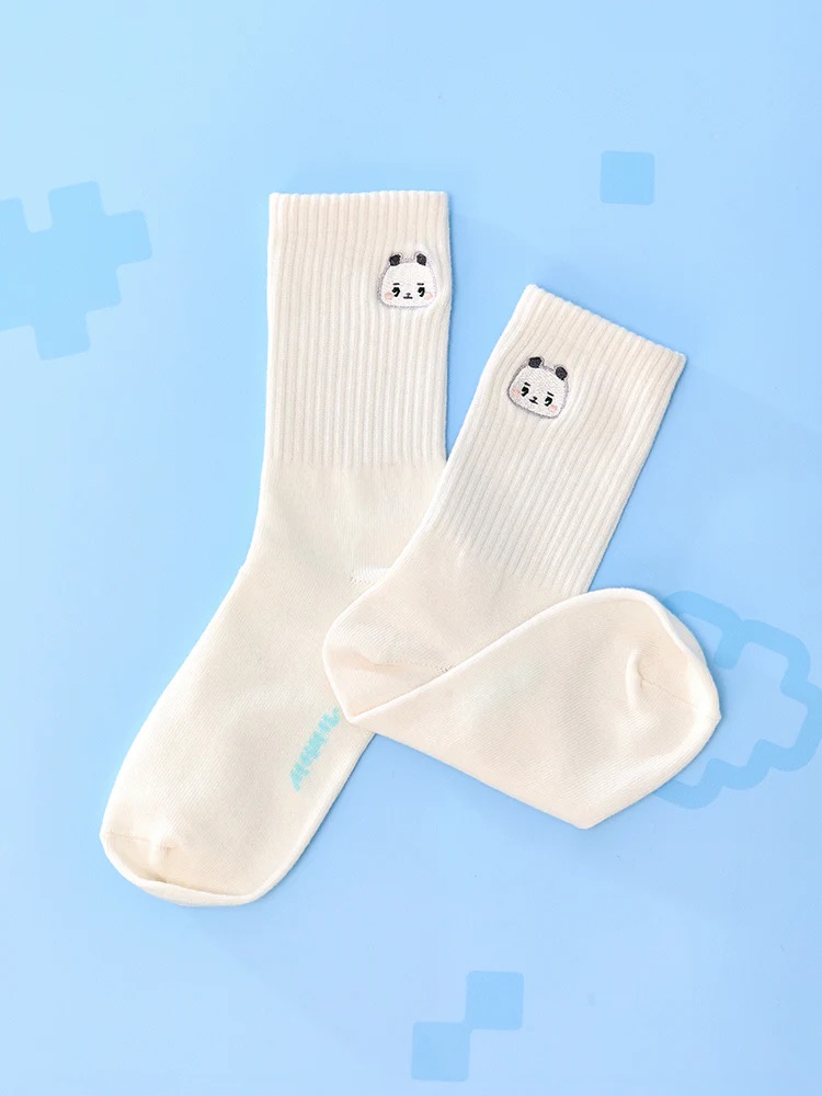 📦訂購 韓國代購 Line Friends PLAVE MMMM RIB EMBROIDERED SOCKS 中筒襪