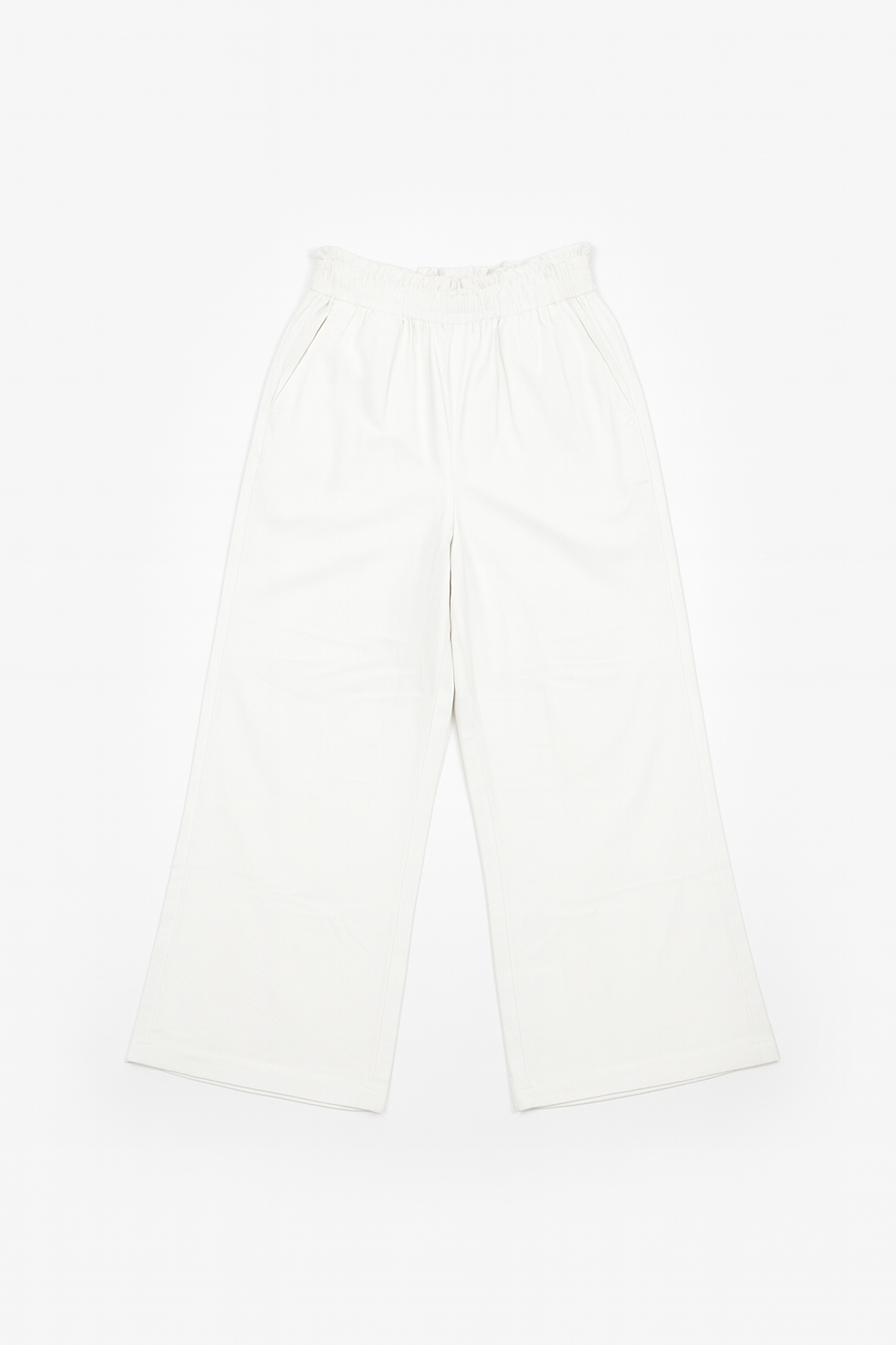 Stretch Waist Wide-Leg Pants