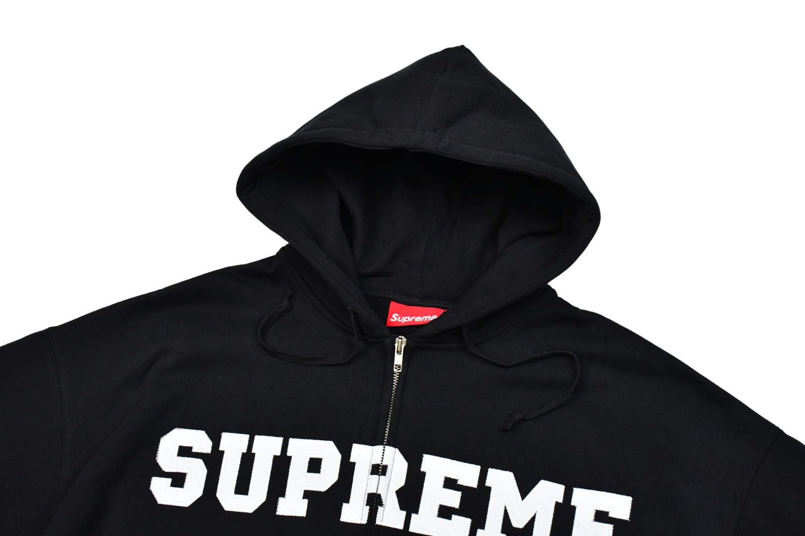 Supreme Collegiate Appliqué Zip Up Hooded Sweatshirt
