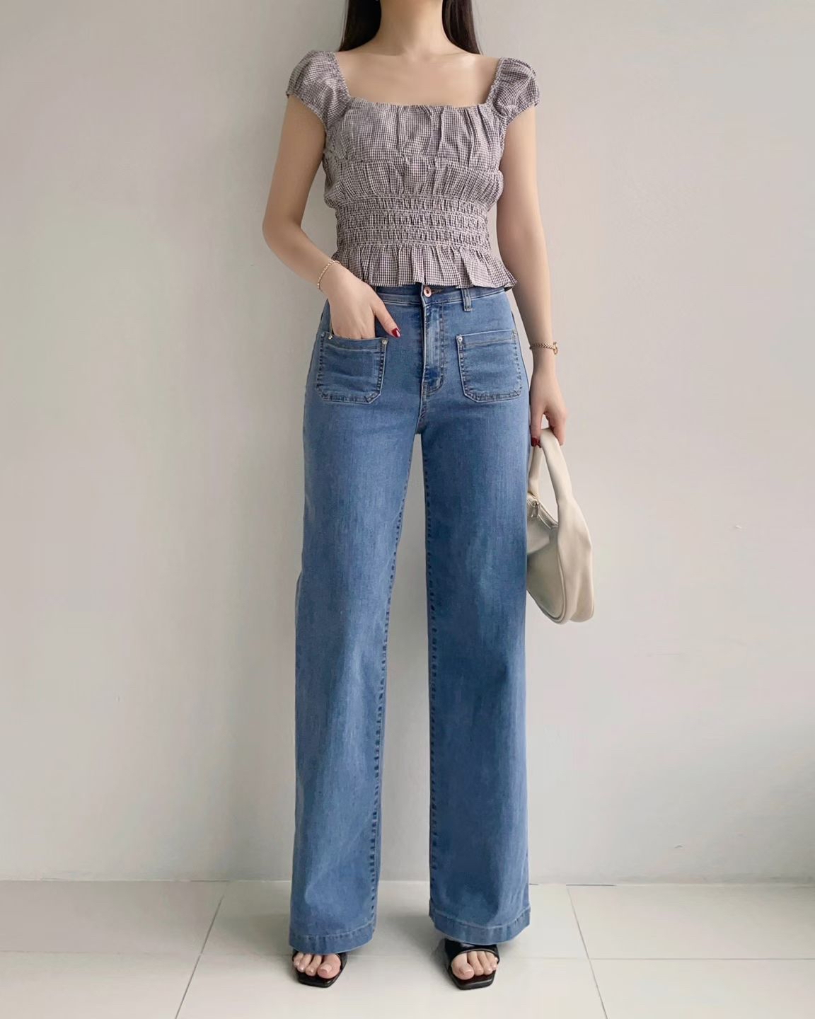 🇰🇷HL3001-1 直筒牛仔褲🇰🇷