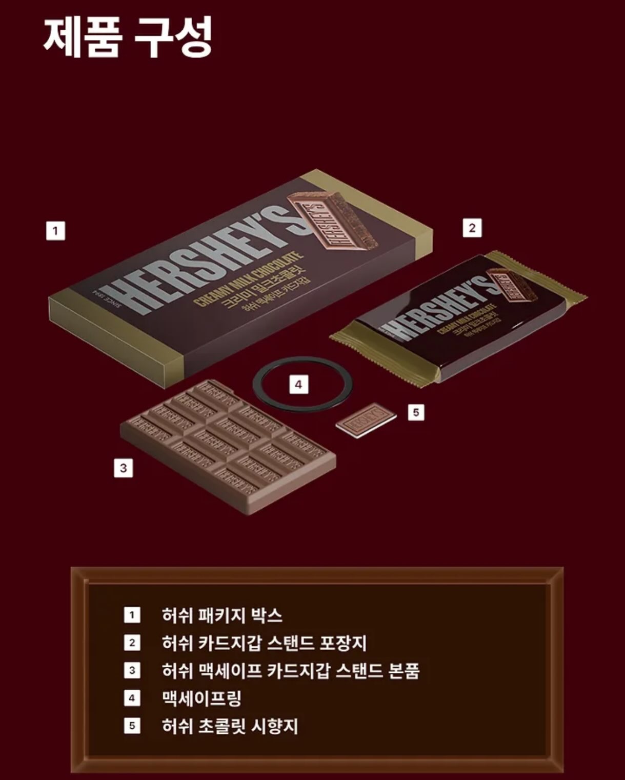 韓國 HERSHEY'S Kisses 朱古力磚 MagSafe 磁吸卡套支架 ｜ Magnetic Card Wallet