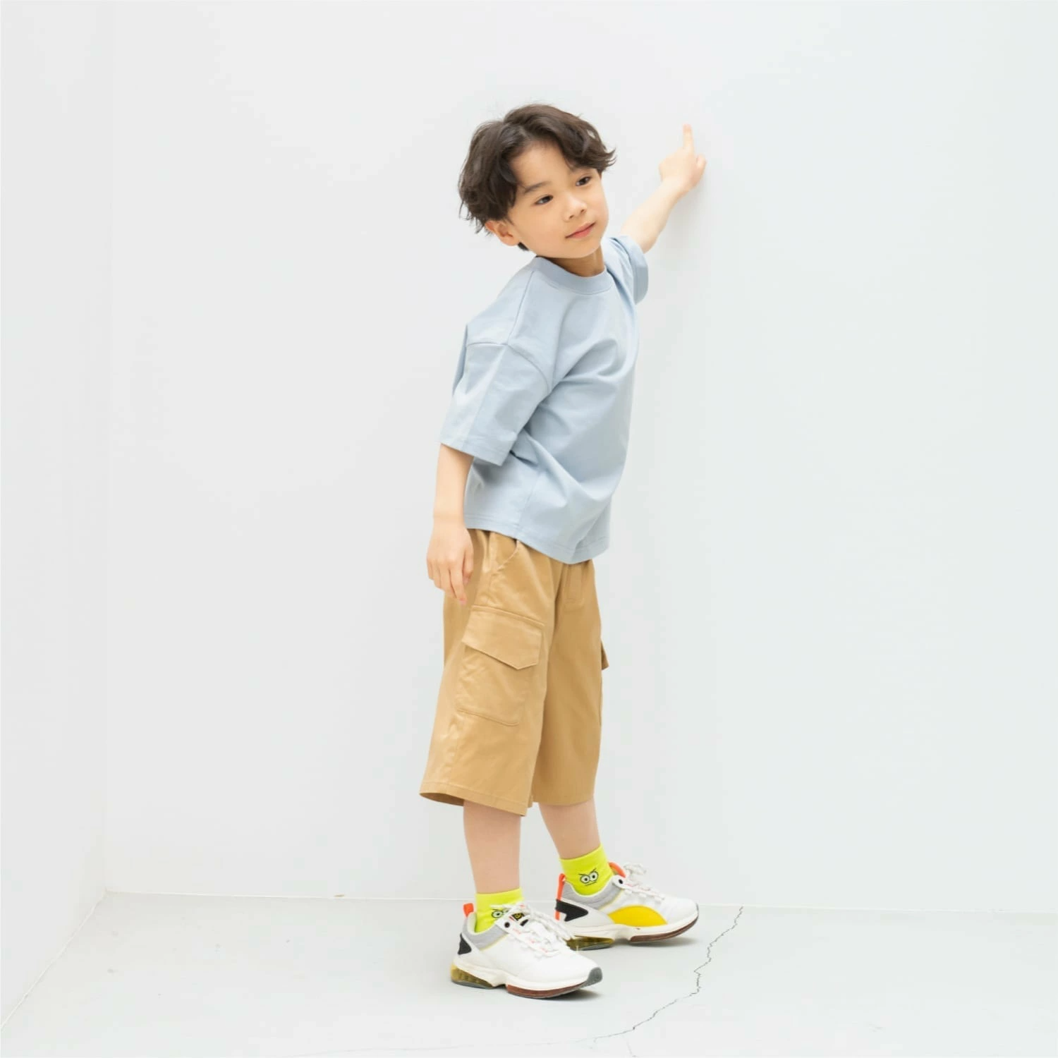 🆕【⭐訂購⭐】 🇯🇵日本直送🌀簡約淨色 大口袋 及膝工裝褲［3款選］🌀[ELEA-0049][260605]