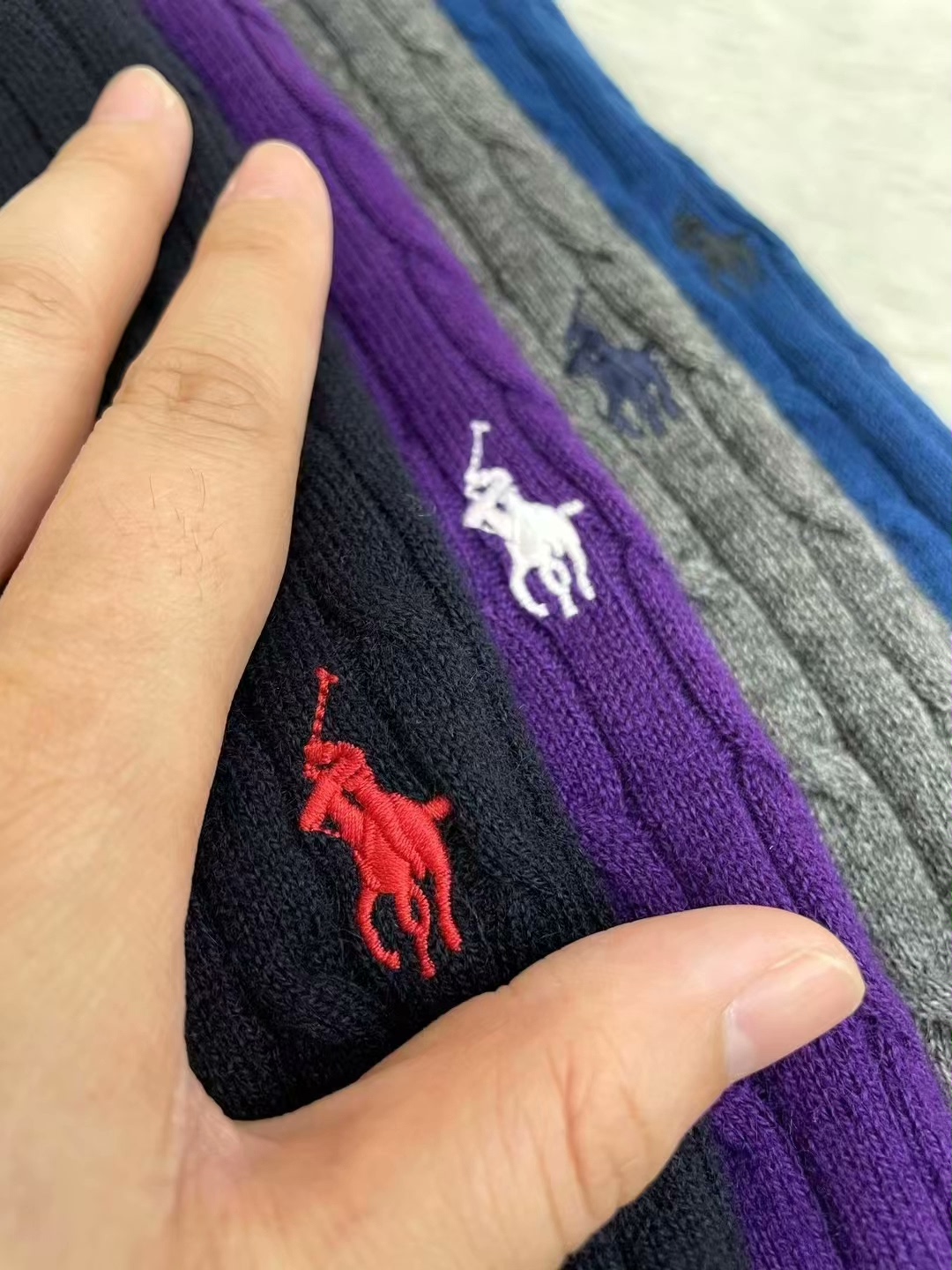Polo Ralph Lauren 經典麻花羊毛開襟冷衫