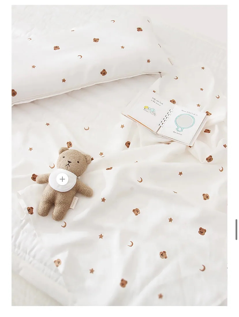 Hellominime Rayon Bunny Embroidery Blanket