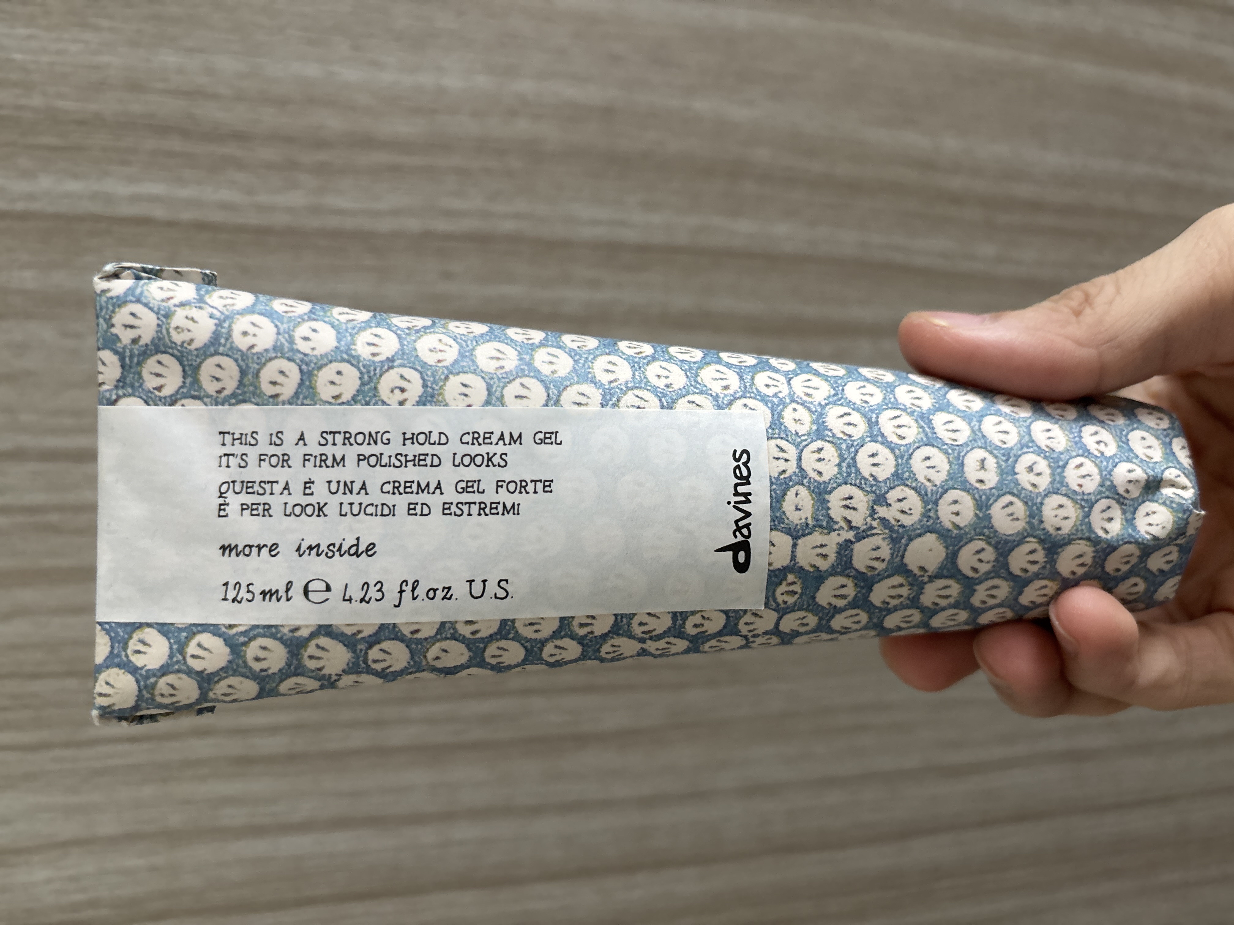 Davines strong hold cream gel 特強造型啫喱 125ml