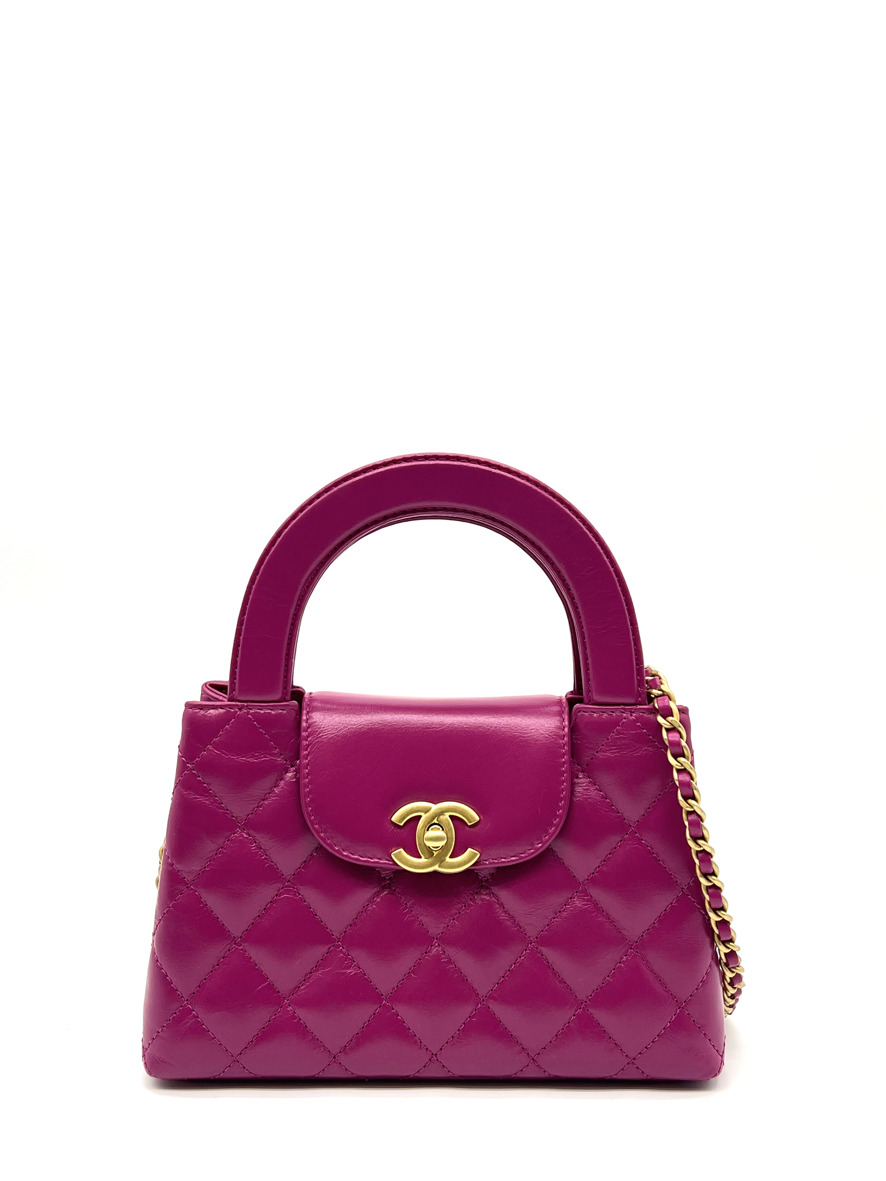 Pre-Owned CHANEL Kelly Mini Top Handle Bag / Product Code: 26051109