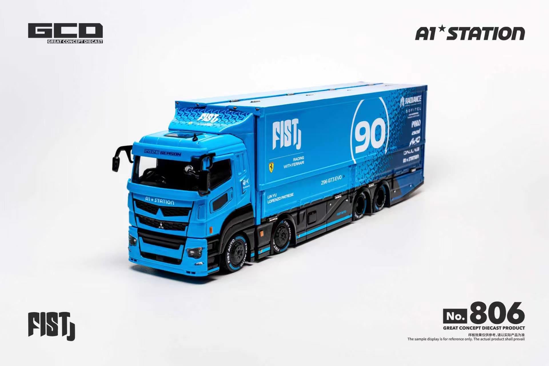 （預訂 Pre Order) (KS-073-806 ) FIST x GCD Model x A1-STATION x Shoom64 LB-TRUCKS I MITSUBISHI FUSO SUPER GREAT - FIST (LWD)