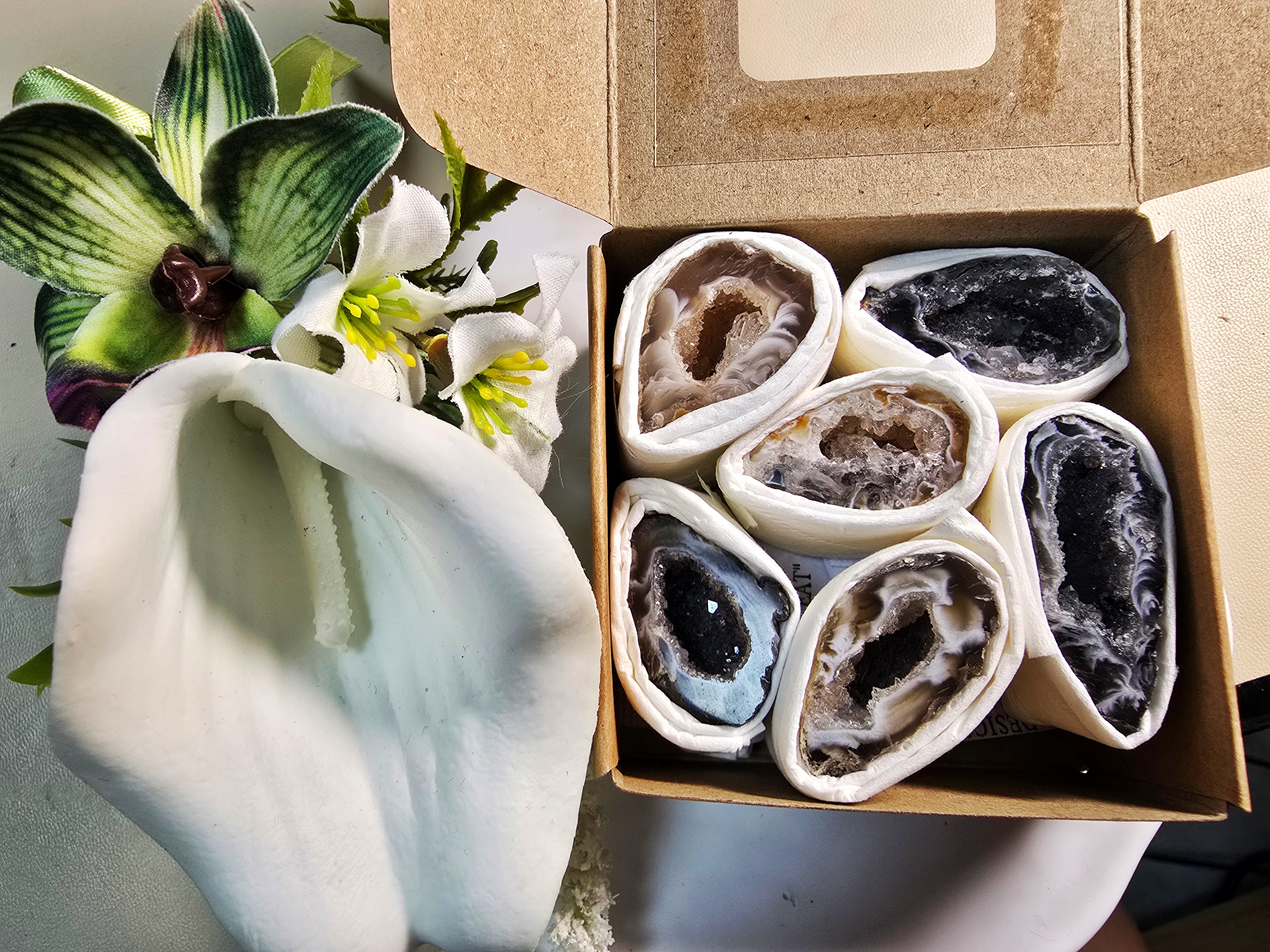 一物一圖 STT0209 招財 闔家平安 天然瑪瑙洞套裝