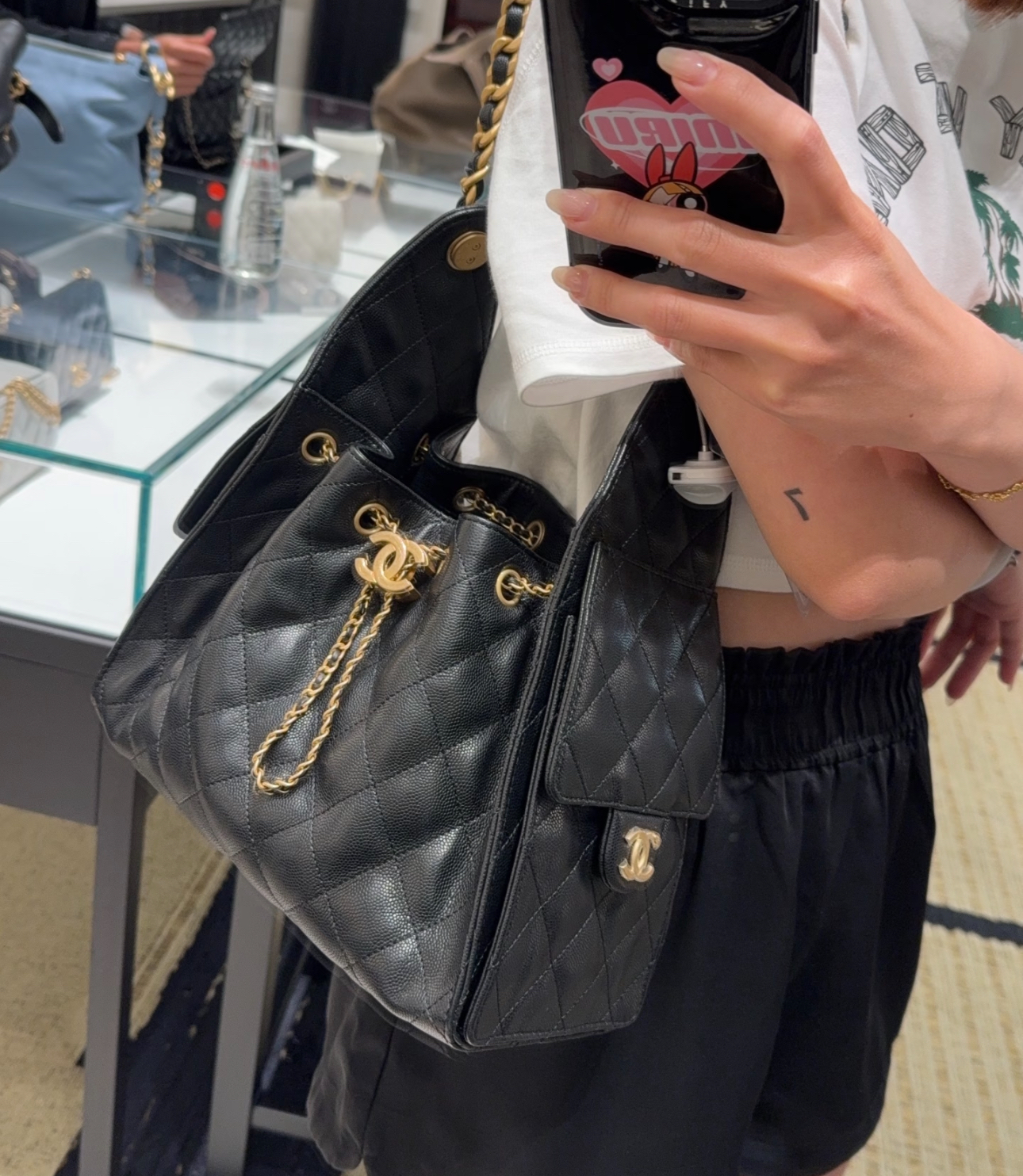 Chanel 25Bag 黑金荔枝皮 Small