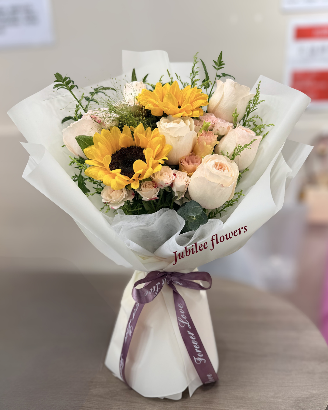 🌻向日葵玫瑰花束 