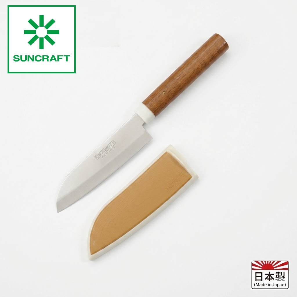 【現貨】🔥🔥【日本製《SUNCRAFT》輕巧水果刀（附安全塑料刀鞘）】