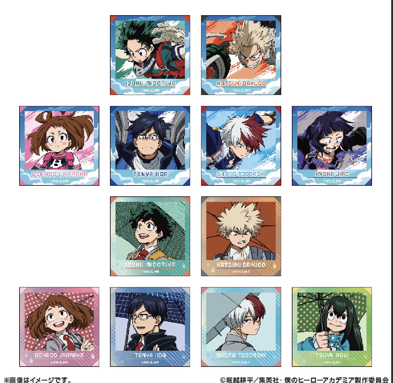 Preorder預9/2026年我的英雄學院10周年記念 貼紙 vol2原盒