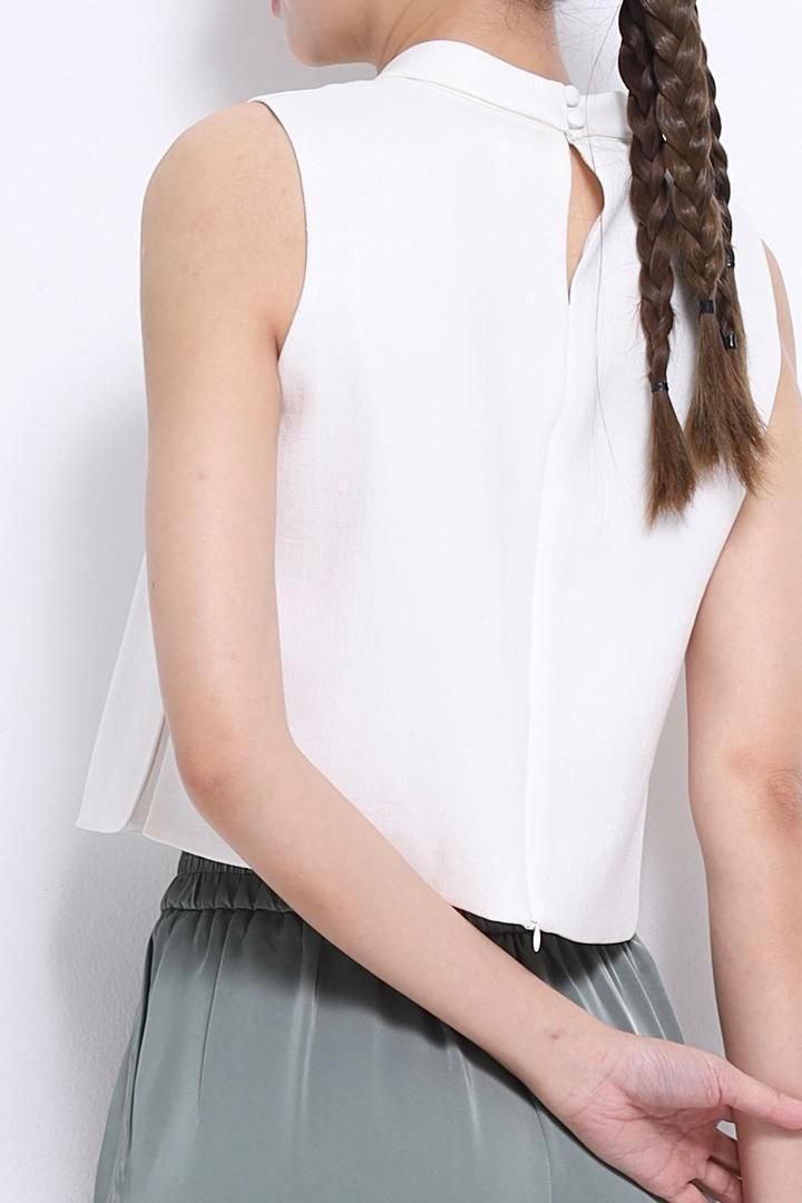 高领无袖上衣 2623