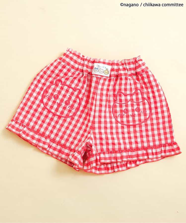 🇯🇵預訂 日本直送🇯🇵Apres les cours x Chiikawa系列兩色人物刺繡格紋荷葉邊短褲