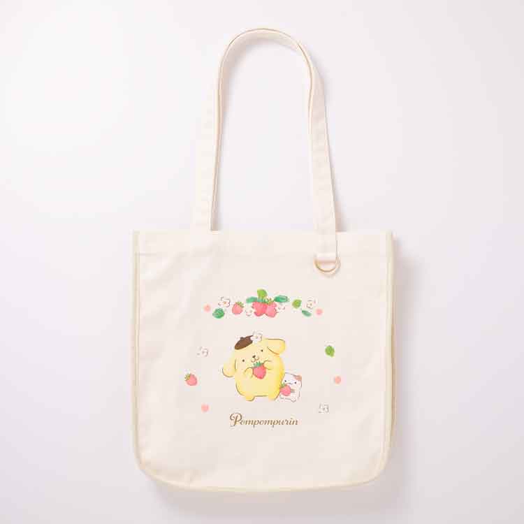 🎀【預訂】Pompompurin 草莓朋友系列 Tote Bag