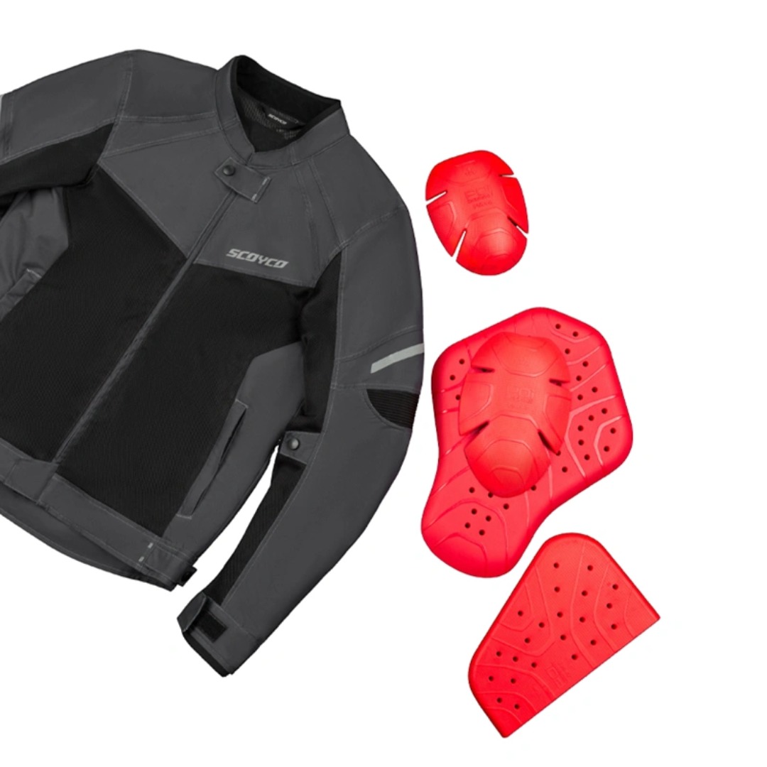 SCOYCO JK118-2 Motorcycle Riding Jacket | CE Level 1 Protective Mesh Jacket for Spring & Summer