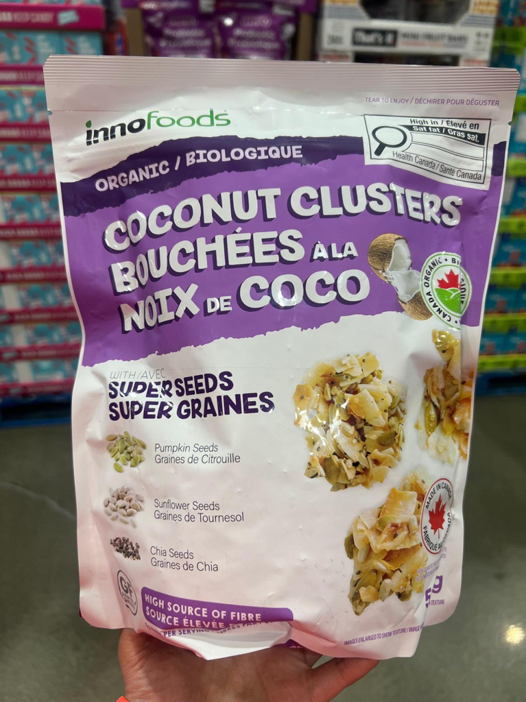 加拿大直送 InnoFoods有機椰子片南瓜籽葵花籽奇亞籽脆脆