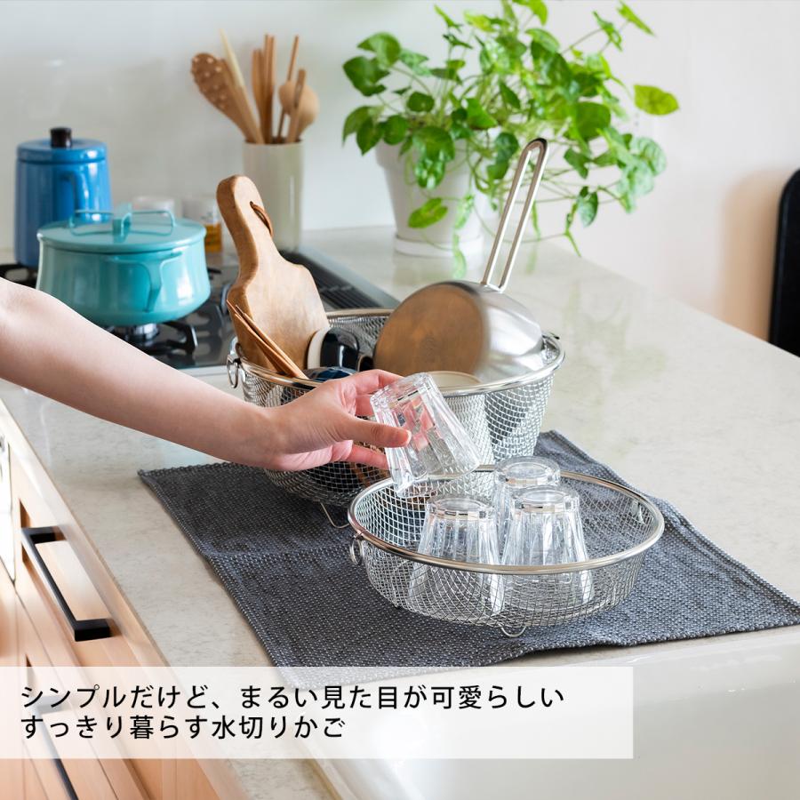 🔥🔥【日本製《BWS》18-8不鏽鋼圓形淺型瀝水籃】