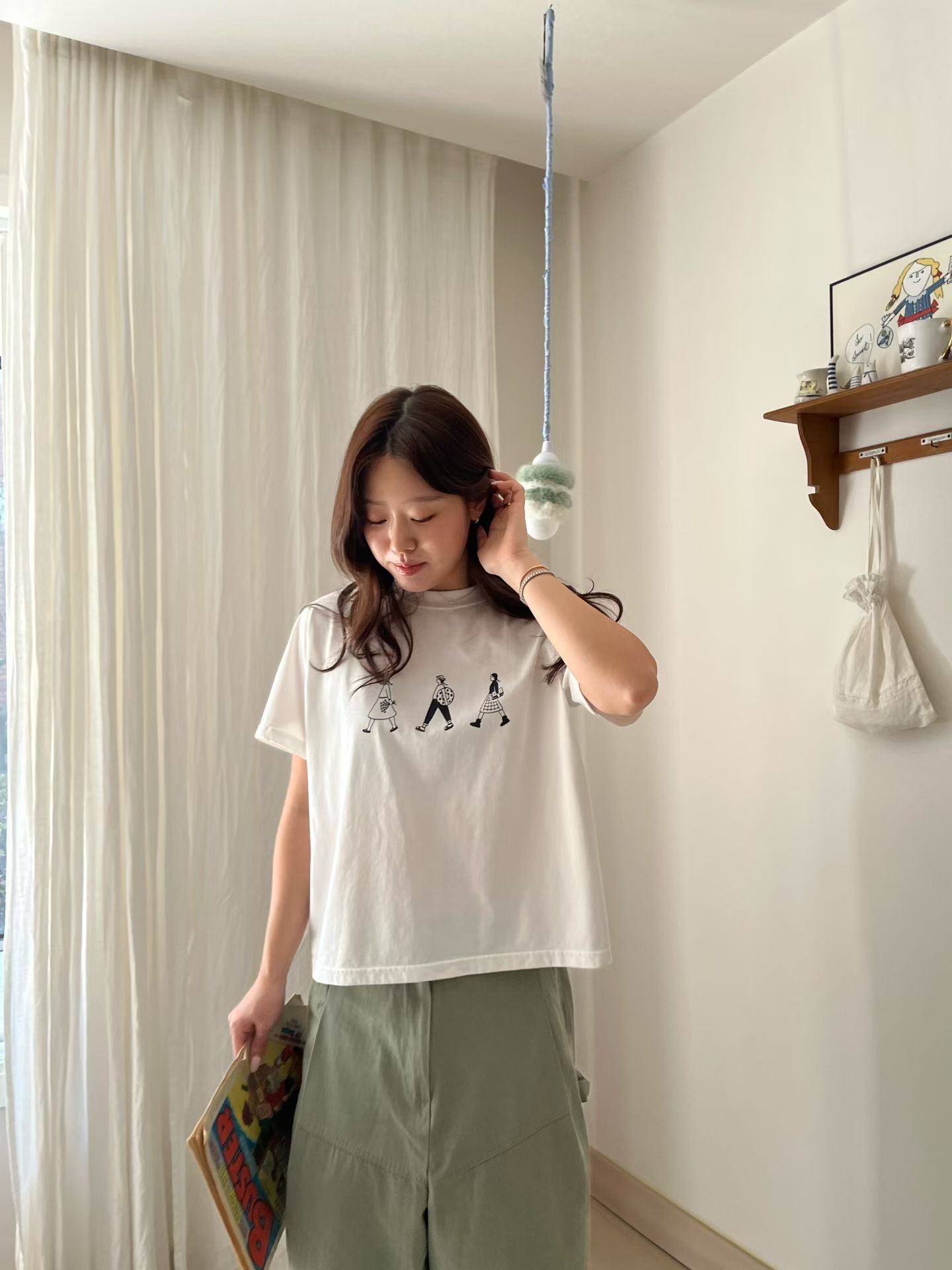 AT OS 3 girls pocket top