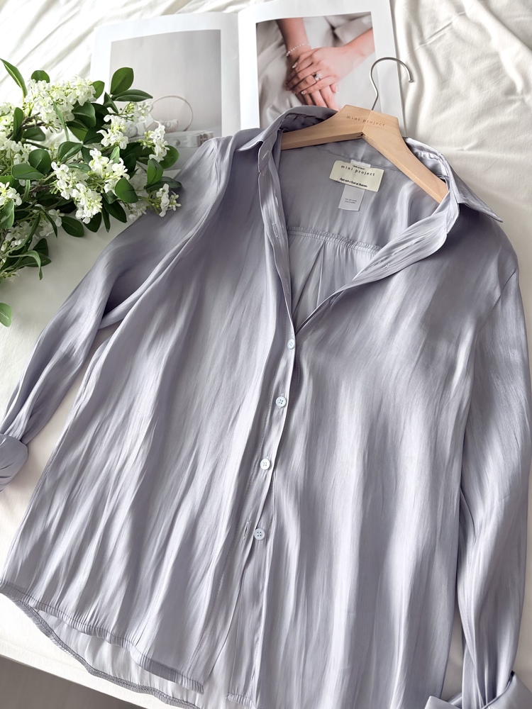 Silken Glow Shirt (Blue)