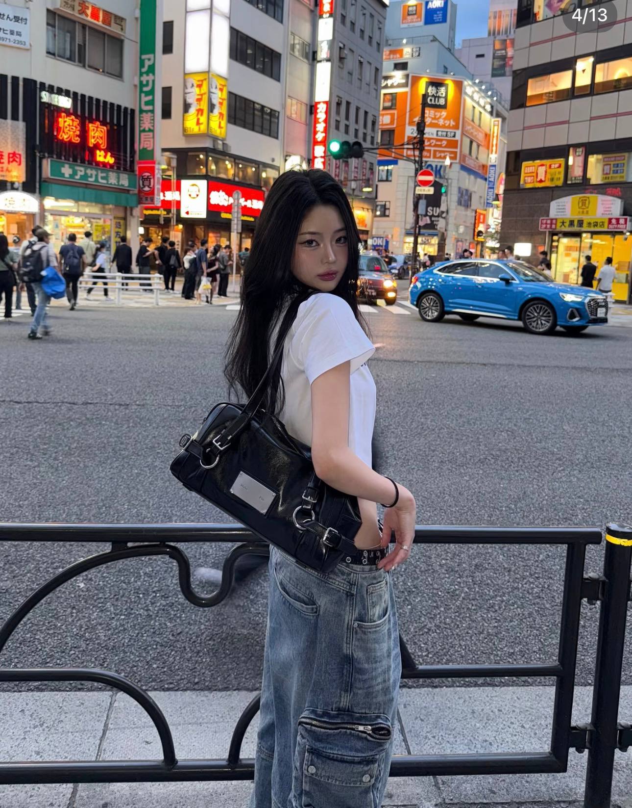 🇰🇷MATIN KIM 机车单肩包✨